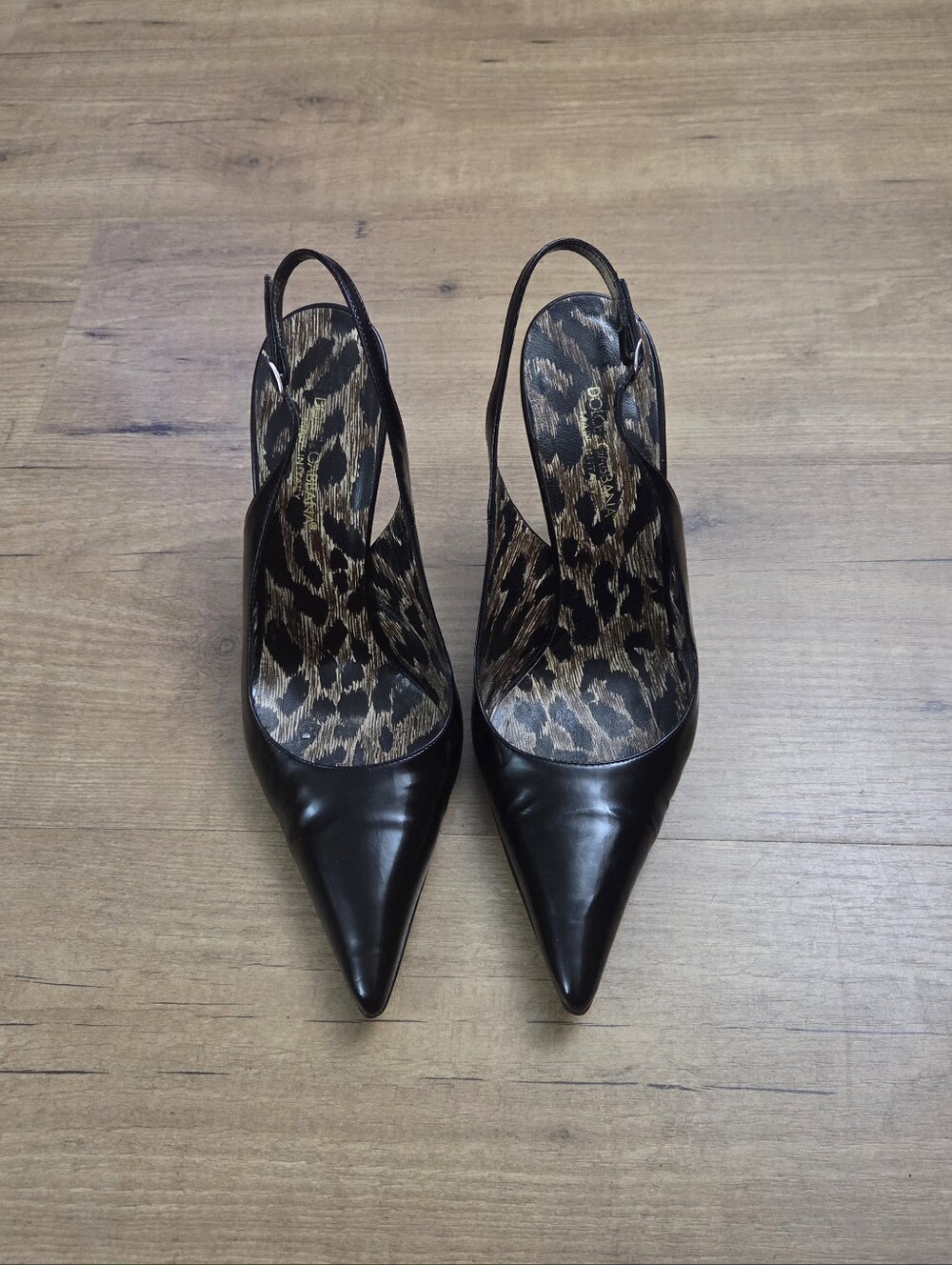 Dolce & Gabbana Black Patent Pumps
